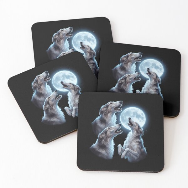 Item preview, Borzoi Howling Moon Art Dog Owner designed and sold by TerryConnells.