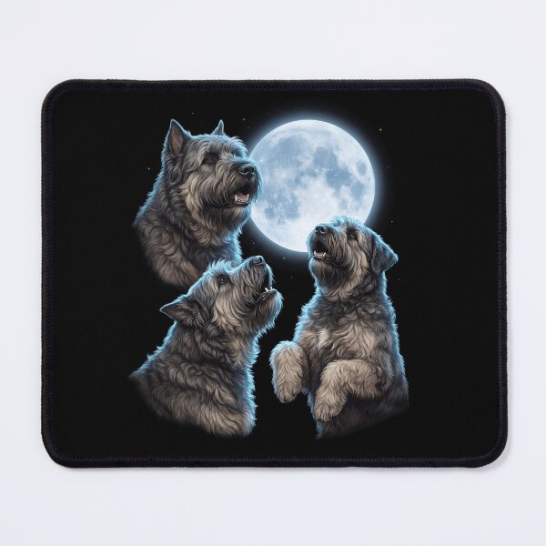 Item preview, Bouvier des Flandres Howling Moon Art Dog Owner designed and sold by TerryConnells.