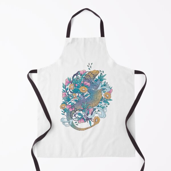 Item preview, Lizard in blooming garden designed and sold by Milovidova.