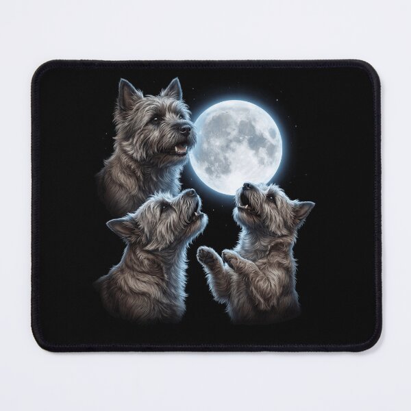 Item preview, Cairn Terrier Howling Moon Art Dog Owner designed and sold by TerryConnells.