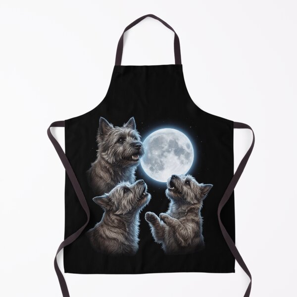 Item preview, Cairn Terrier Howling Moon Art Dog Owner designed and sold by TerryConnells.
