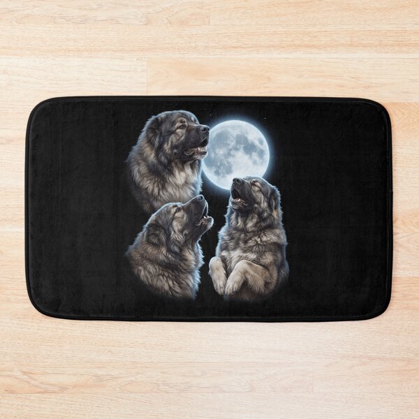 Item preview, Caucasian Shepherd Dog Howling Moon Art Dog Owner designed and sold by TerryConnells.