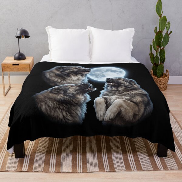 Item preview, Caucasian Shepherd Dog Howling Moon Art Dog Owner designed and sold by TerryConnells.
