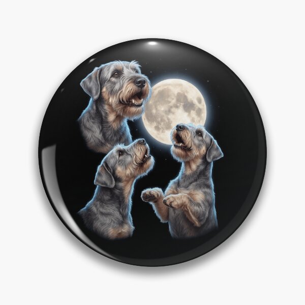 Artikelvorschau, Cesky Terrier Heulender Mond Kunst Hundebesitzer entworfen und verkauft von TerryConnells.