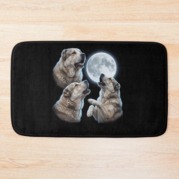 Item preview, Central Asian Shepherd Dog Howling Moon Art Dog Owner designed and sold by TerryConnells.