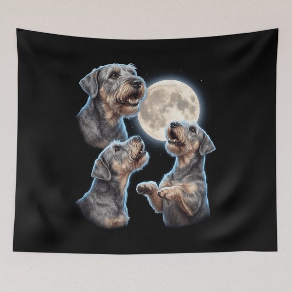 Item preview, Cesky Terrier Howling Moon Art Dog Owner designed and sold by TerryConnells.