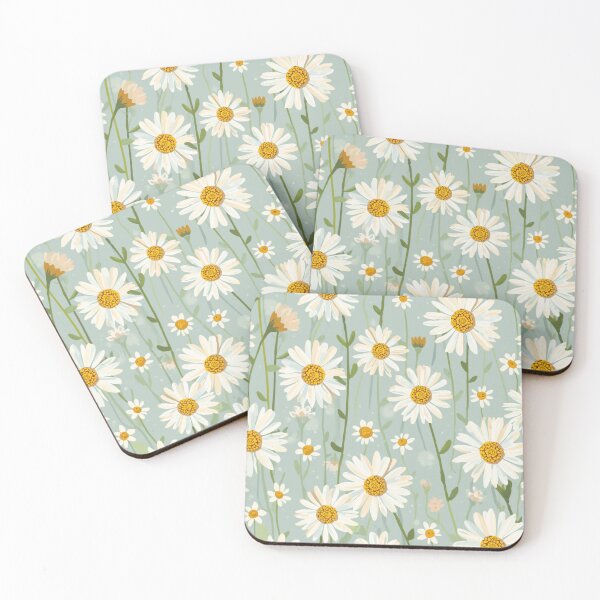 Item preview, Cute Daisy Pattern Green Background – Floral Cottagecore Phone Case Design designed and sold by Phil Falkson.
