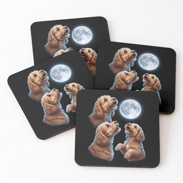 Item preview, Cockapoo Howling Moon Art Dog Owner designed and sold by TerryConnells.