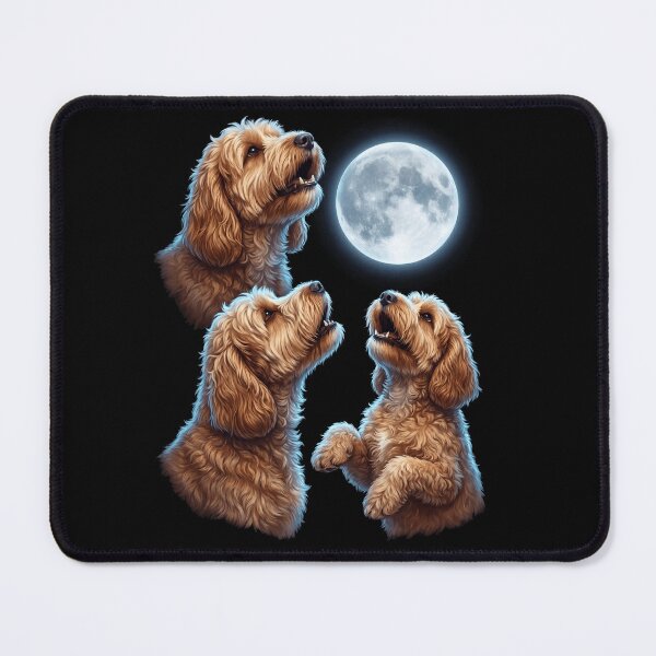 Item preview, Cockapoo Howling Moon Art Dog Owner designed and sold by TerryConnells.
