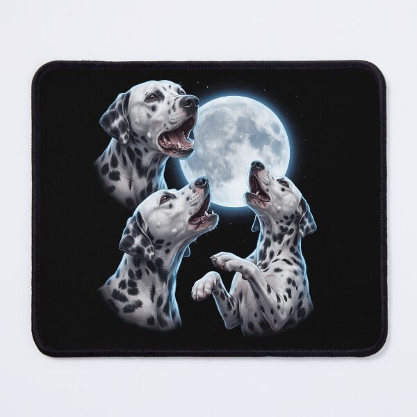 Item preview, Dalmatian Howling Moon Art Dog Owner designed and sold by TerryConnells.