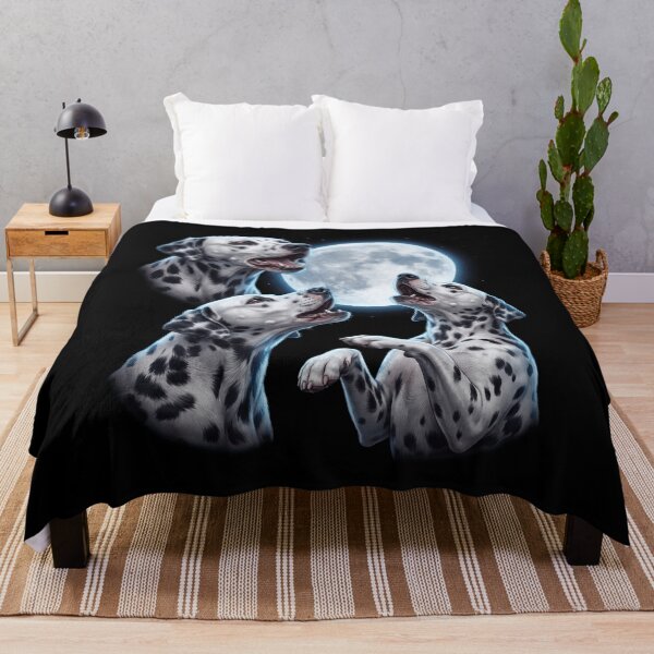 Item preview, Dalmatian Howling Moon Art Dog Owner designed and sold by TerryConnells.