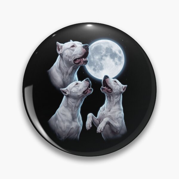 Item preview, Dogo Argentino Howling Moon Art Dog Owner designed and sold by TerryConnells.