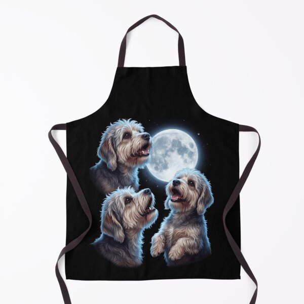 Item preview, Dandie Dinmont Terrier Howling Moon Art Dog Owner designed and sold by TerryConnells.