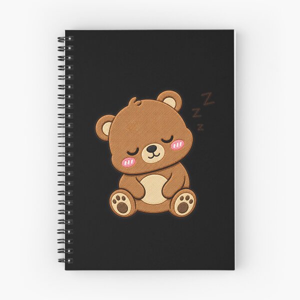 Item preview, Sleepy Bear Cute Kawaii Cartoon Design designed and sold by ColorSplash123.