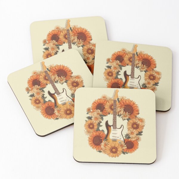 Item preview, Guitar in Bloom - World Music Day designed and sold by Art-Arcade6.