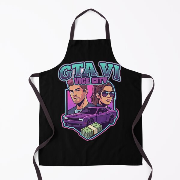 Item preview, GTA VI Inspired Minimalist Lucia & Jason designed and sold by Glitch Forge.