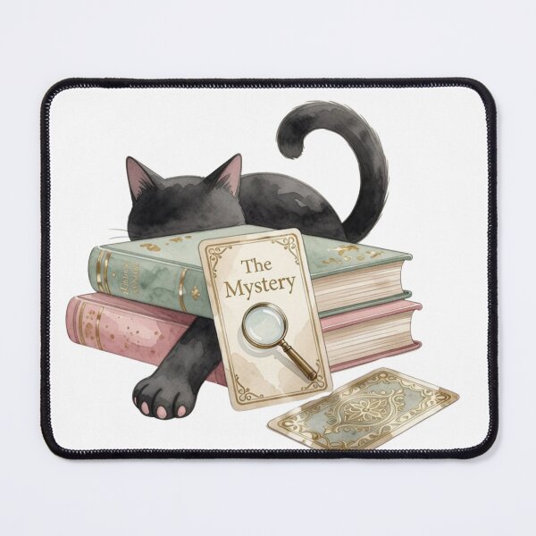 Item preview, Reading The Cards — Tarot Cat Mystery Witchy Tee designed and sold by kosimazaki.
