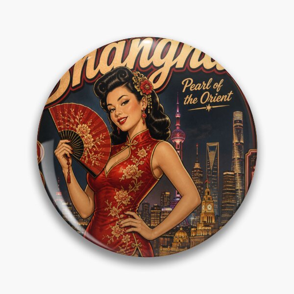 Item preview, PINUP SHANGHAI CHINA Variant  designed and sold by PINDROPPA.