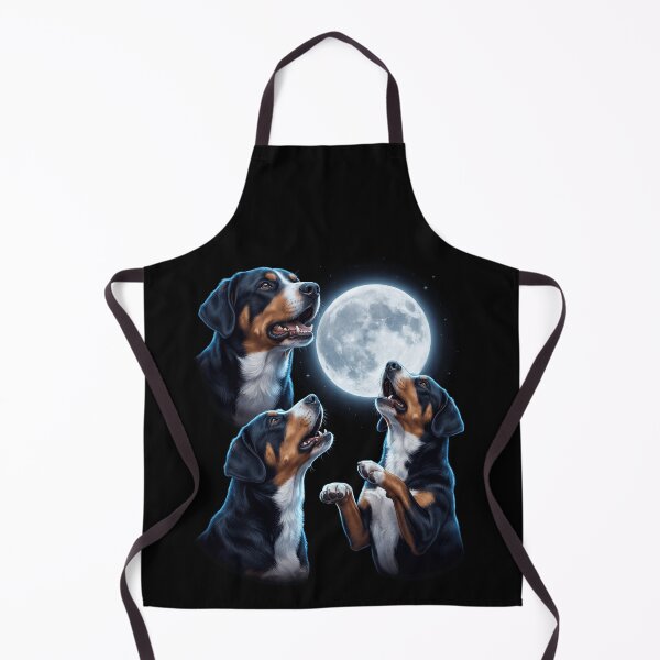 Artikelvorschau, Entlebucher Sennenhund, der den Mond heult – Kunst, Hundebesitzer entworfen und verkauft von TerryConnells.