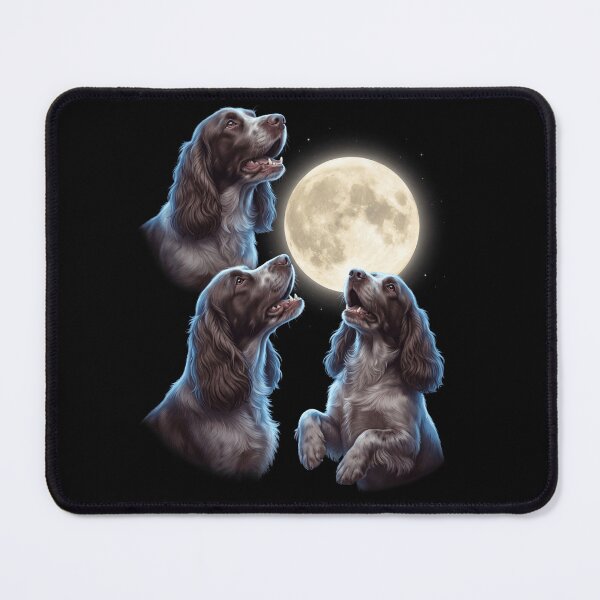 Item preview, Field Spaniel Howling Moon Art Dog Owner designed and sold by TerryConnells.