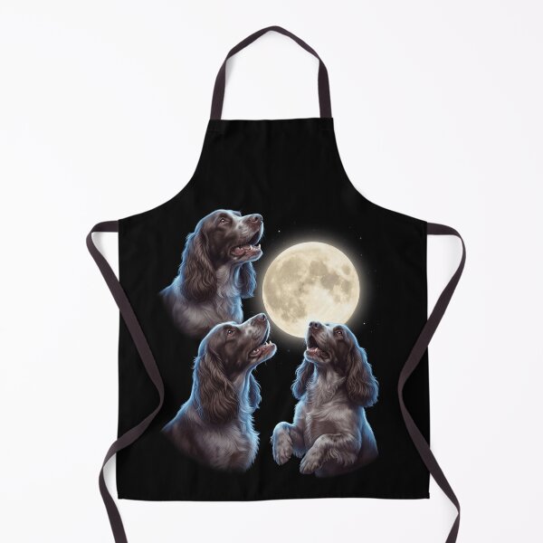 Item preview, Field Spaniel Howling Moon Art Dog Owner designed and sold by TerryConnells.