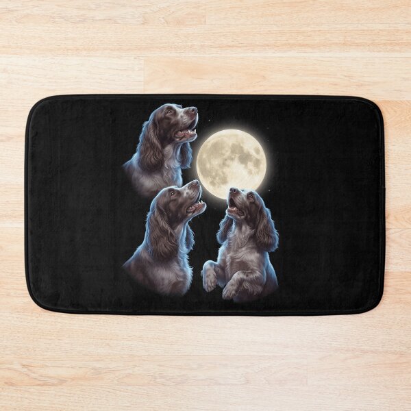 Item preview, Field Spaniel Howling Moon Art Dog Owner designed and sold by TerryConnells.