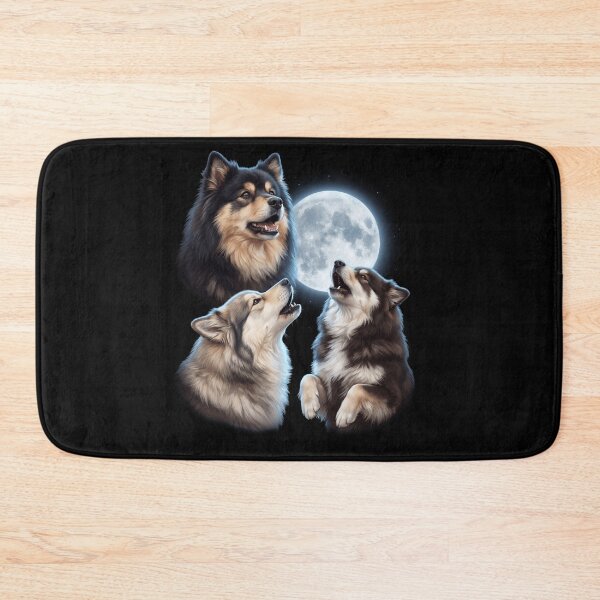 Item preview, Finnish Lapphund Howling Moon Art Dog Owner designed and sold by TerryConnells.