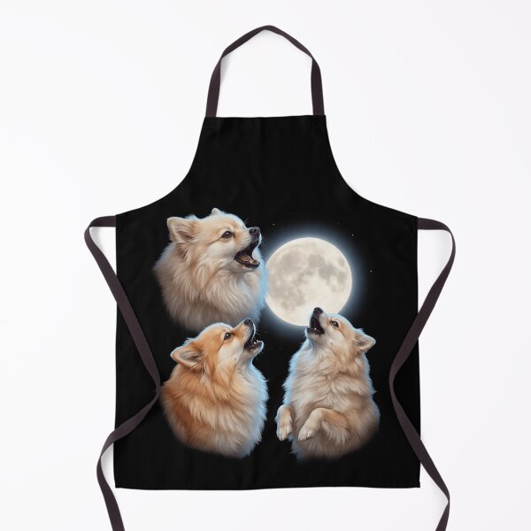 Item preview, German Spitz Howling Moon Art Dog Owner designed and sold by TerryConnells.