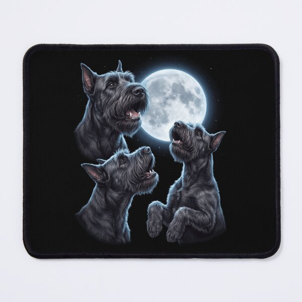 Item preview, Giant Schnauzer Howling Moon Art Dog Owner designed and sold by TerryConnells.