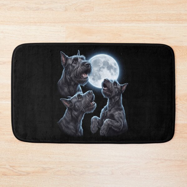 Item preview, Giant Schnauzer Howling Moon Art Dog Owner designed and sold by TerryConnells.