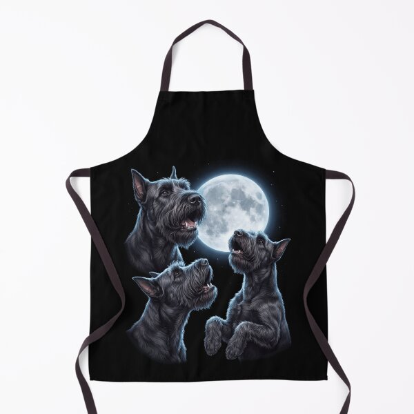 Item preview, Giant Schnauzer Howling Moon Art Dog Owner designed and sold by TerryConnells.