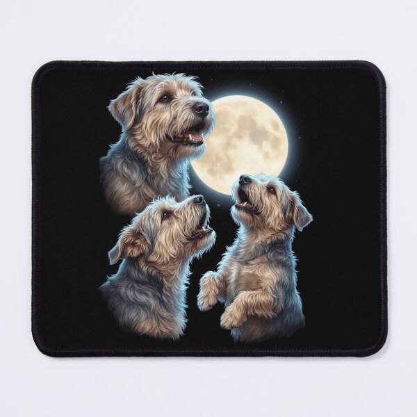 Item preview, Glen of Imaal Terrier Howling Moon Art Dog Owner designed and sold by TerryConnells.