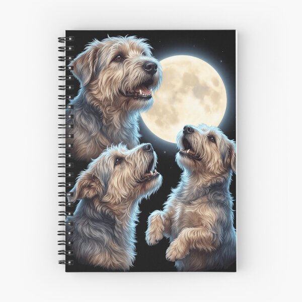 Item preview, Glen of Imaal Terrier Howling Moon Art Dog Owner designed and sold by TerryConnells.