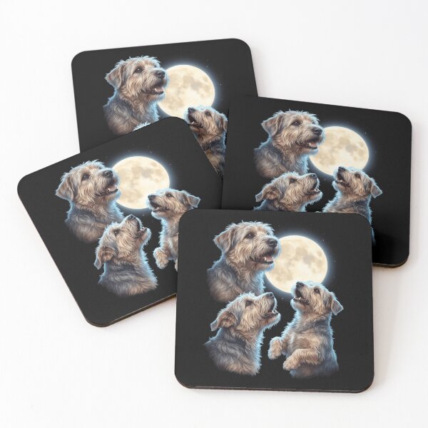 Item preview, Glen of Imaal Terrier Howling Moon Art Dog Owner designed and sold by TerryConnells.