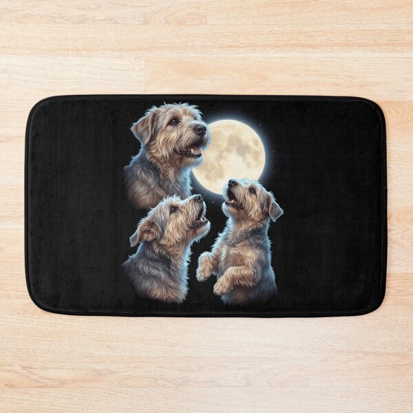 Item preview, Glen of Imaal Terrier Howling Moon Art Dog Owner designed and sold by TerryConnells.