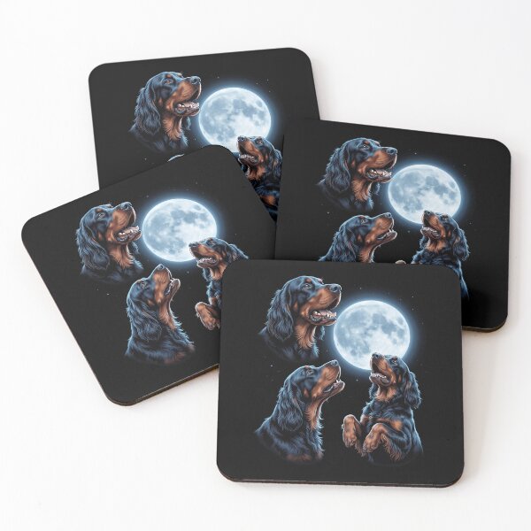Item preview, Gordon Setter Howling Moon Art Dog Owner designed and sold by TerryConnells.