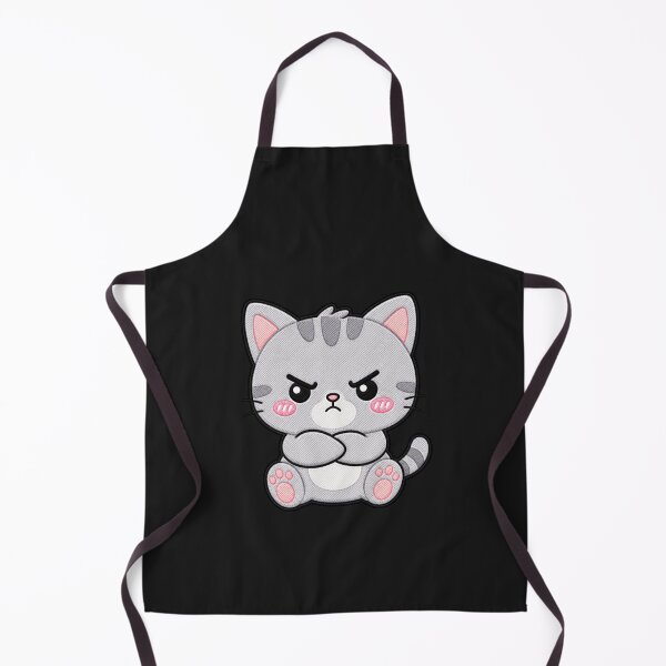 Item preview, Angry Kitten Cute Kawaii Cartoon Design designed and sold by ColorSplash123.