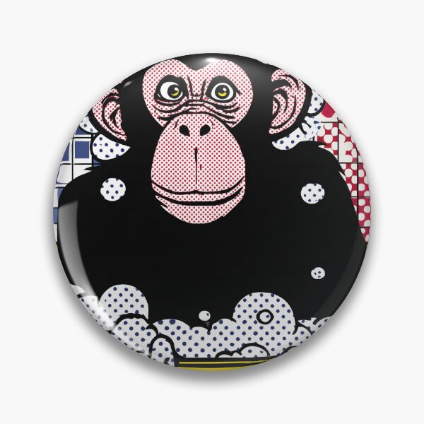 Item preview, Pop Art Monkey in Bathtub designed and sold by lautir.