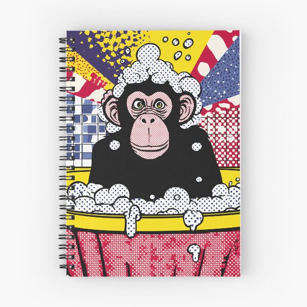 Item preview, Pop Art Monkey in Bathtub designed and sold by lautir.