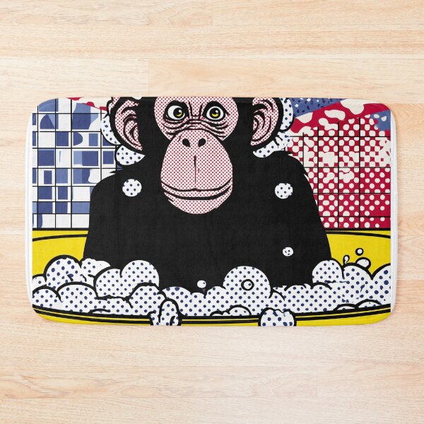 Item preview, Pop Art Monkey in Bathtub designed and sold by lautir.