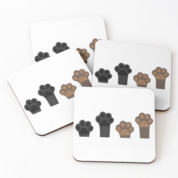 Item preview, Cute dog&cat paw prints designed and sold by OlyvieArt.
