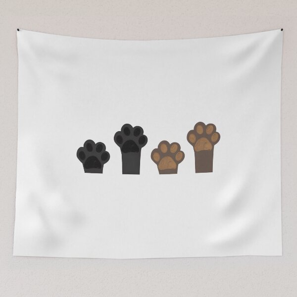 Item preview, Cute dog&cat paw prints designed and sold by OlyvieArt.