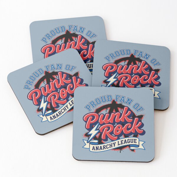 Item preview, Retro Punk Rock Anarchy League Vintage 70s Script Graphic for Rebels designed and sold by Cozy-Old-Pub.