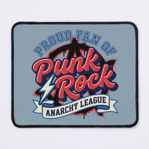 Item preview, Retro Punk Rock Anarchy League Vintage 70s Script Graphic for Rebels designed and sold by Cozy-Old-Pub.