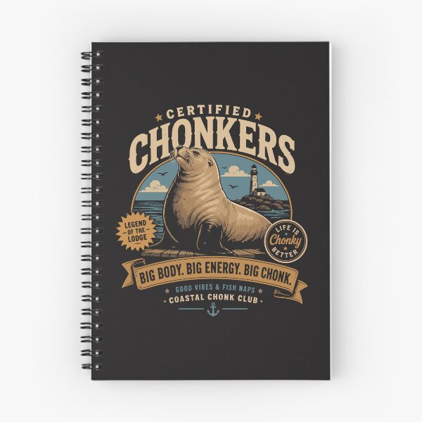 Item preview, Certified Chonkers Funny Sea Lion Vintage Coastal Animal Design designed and sold by kiralynstration.