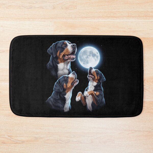 Item preview, Greater Swiss Mountain Dog Howling Moon Art Dog Owner designed and sold by TerryConnells.