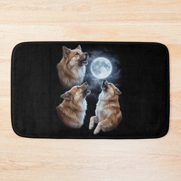 Item preview, Icelandic Sheepdog Howling Moon Art Dog Owner designed and sold by TerryConnells.