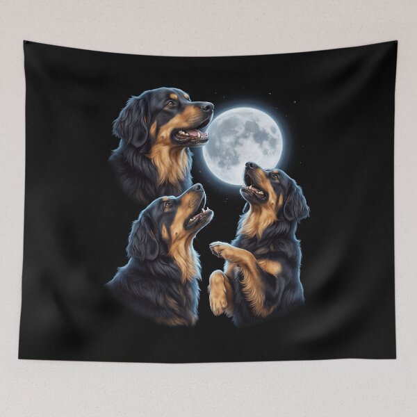 Item preview, Hovawart Howling Moon Art Dog Owner designed and sold by TerryConnells.