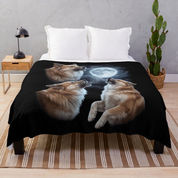 Item preview, Icelandic Sheepdog Howling Moon Art Dog Owner designed and sold by TerryConnells.