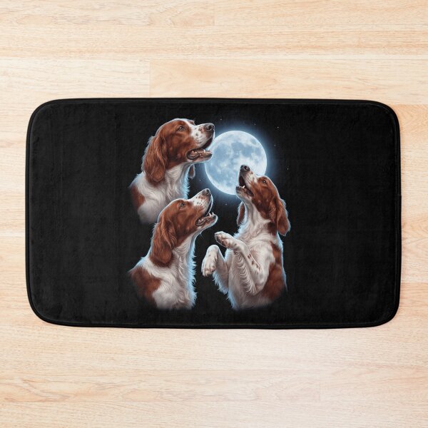 Item preview, Irish Red And White Setter Howling Moon Art Dog Owner designed and sold by TerryConnells.